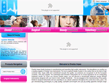 Tablet Screenshot of dranbsimpex.com